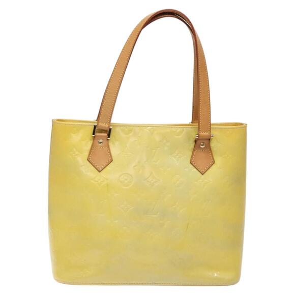 LOUIS VUITTON Monogram Vernis Houston Hand Bag Gris M91053 - Picture 3 of 13